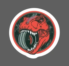 T-Rex Sticker Tire Racing Smoke Waterproof Animal Cars Truck Gift NEW