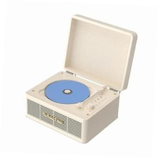 Portable CD Player with Bluetooth 5.2, Rechargeable Battery  Built-in White