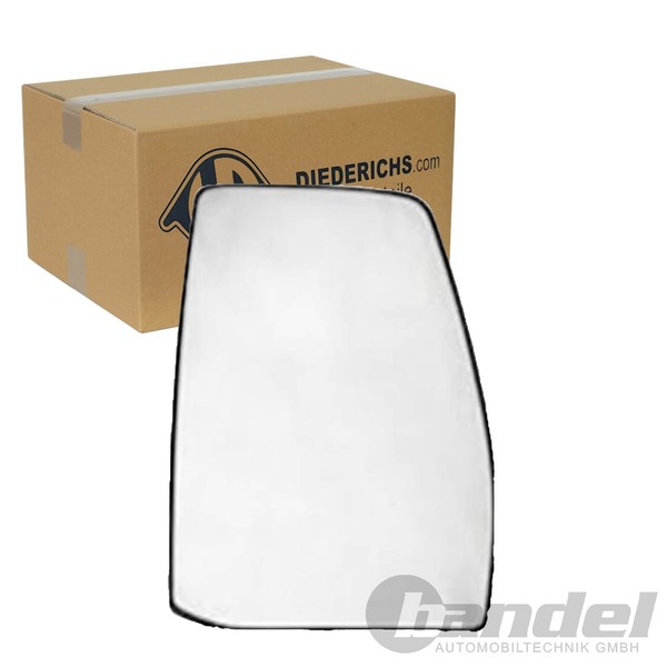 Diederichs Spiegelglas Beheizbar Konvex Rechts Passend FüR Ford Tourneo Transit-image