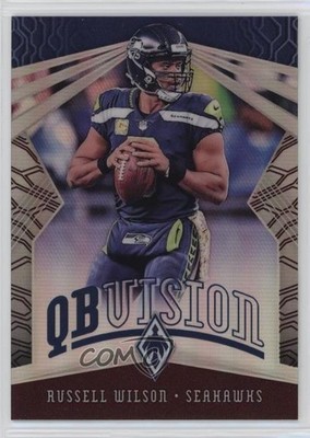 2018 Panini Phoenix QB Vision Red 32/299 Russell Wilson #8 0d3