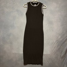 Zara Trafaluc Bodycon Dress Peek a Boo Back Sexy Goth Witchy Fitted Club Small