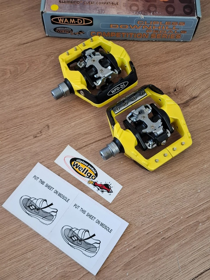 New Wellgo WPD-D1 Clipless Pedals – MTB / Downhill Compatible with Shimano SPD - Image 4 of 4