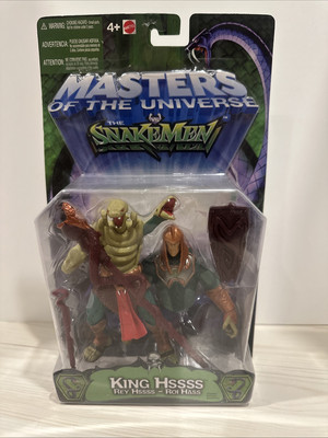 King Hssss Masters Of The Universe vs Snakemen MOTU 2003 Mattel New Sealed