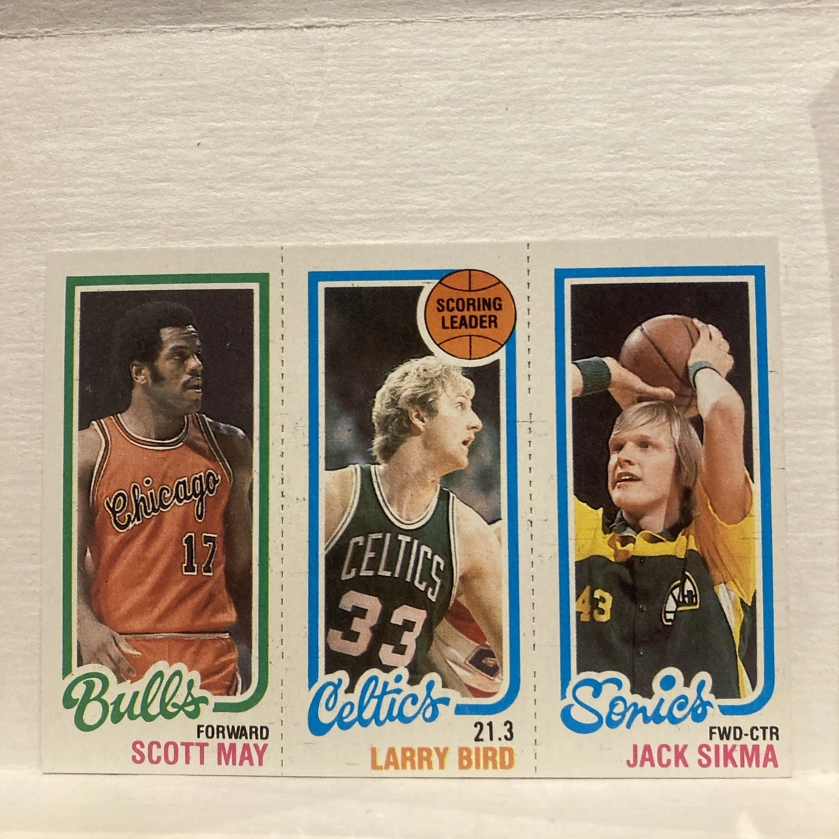 Topps Larry Bird Basketball Rookie Sports Trading Cards