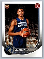 2025-26 Bowman Basketball #17 Joan Beringer, Minnesota Timberwolves RC