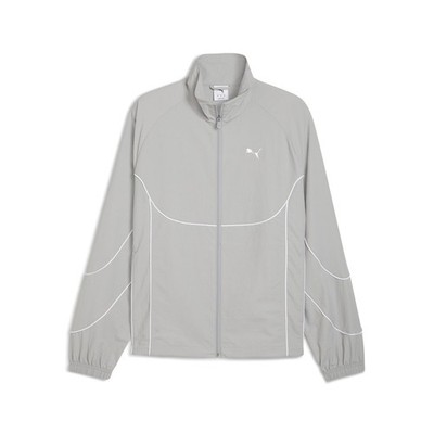 PUMA PumatechX Full Zip Track Jacket Mens Grey Casual Athletic Outerwear 6320966