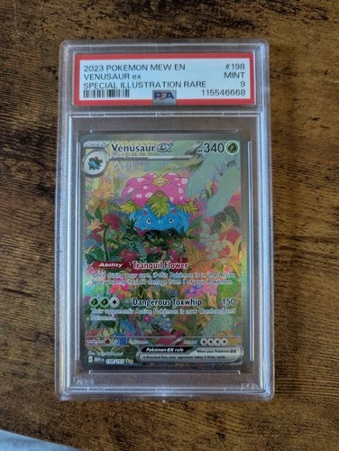 Pokemon Venusaur ex SV151 198/165 Special Illustration Rare PSA 9