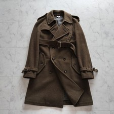 Comme des Garcons Homme Plus 12AW Wool Trench Coat S Brown 403089
