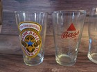Set Of 4 Beer Pint Glasses Guinness Bass Ale Boddingtons Pub Ale Newcastle — photo 2