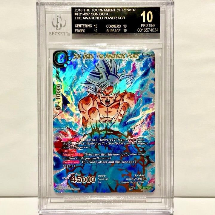 BGS 10 Black Label Son Goku, The Awakened Power TOP Dragon Ball