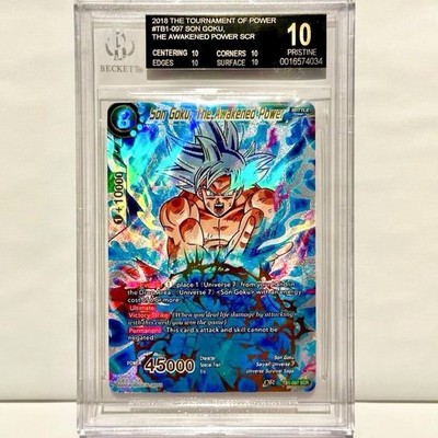 BGS 10 Black Label Son Goku, The Awakened Power TOP Dragon Ball