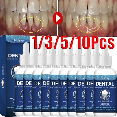 5/10PCS Oralhoe Tooth Care Solution Dental Cavity Healing Tooth Armor Gum Repair