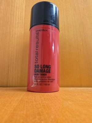 Matrix Total Results So Long Damage Iron Tamer Heat Protective Lotion 3.4 oz