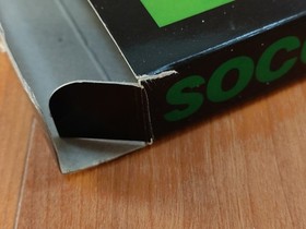 Nr MINTY BOX CIB Soccer MATTE STICKER complete in nes lot VERY RARE 1st Print