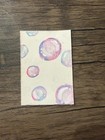 ACEO Art Card Original Watercolor Painting of bubbles Card 1 Of 2 — photo 1