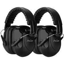 ProCase Noise Reduction Ear Muffs, universal and adjustable, 1 - 1 Black