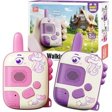 Unicorn Walkie Talkies for Kids - 2 Pack Lightweight Outdoor Adventure Toys