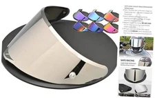 Compatible with AGV Pista GP RR Visor Pista GP R, Corsa, Corsa R, Race 3 Silver