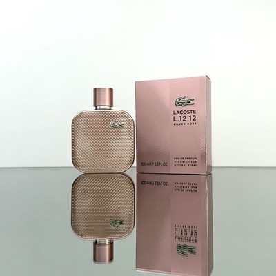 Lacoste L.12.12 SILVER ROSE Women Perfume 3.3oz-100ml EDP Spray New-Sealed (BD16