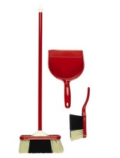 Theo Klein Spiel-Kehrset 3-teilig Kunststoff rot