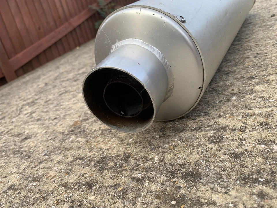 KAWASAKI ZX6R G/J 98-01 OEM EXHAUST END CAN SILENCER BACK BOX ORIGINAL - Image 4 of 4