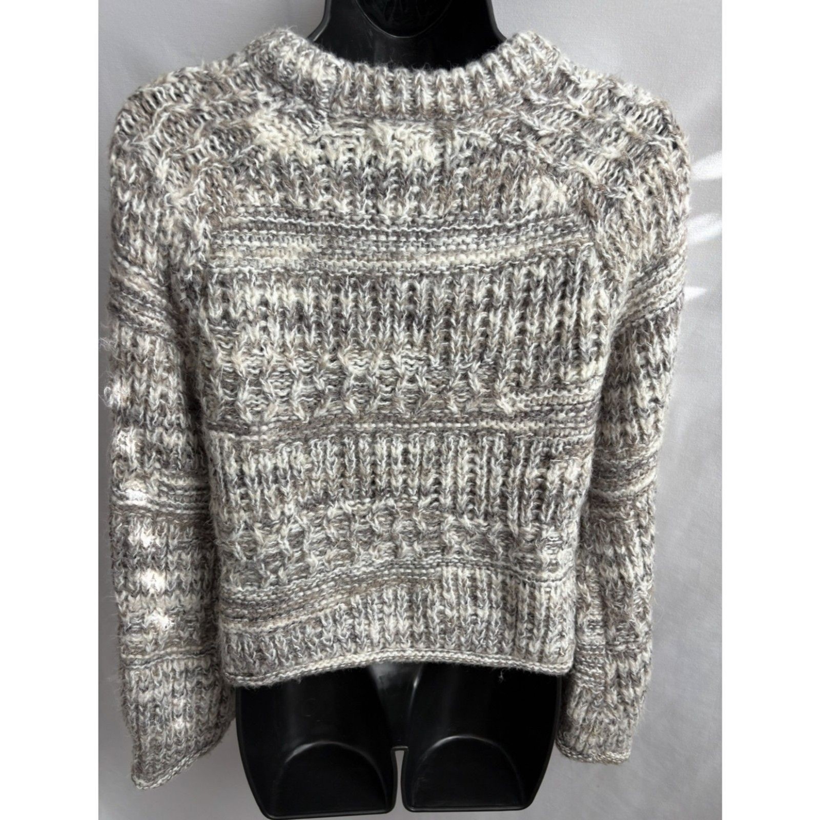 Universal Thread Pullover Chunky Cable Knit Sweat… - image 5
