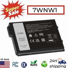   LOT 10x 7WNW1 Battery For Dell Latitude 7424 5424 5420 Rugged Extreme 51Wh