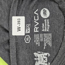 RVCA Playera Gráfica De Manga Larga Con Cuello Redondo Para Hombre, Facetas L/S/Negro, XX-Large