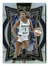 2025 Panini Select WNBA #15 Diamond Miller Silver Prizms