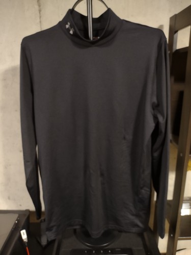 Under Armour - Fitted Long Sleeve Shirt - Black - Size Large