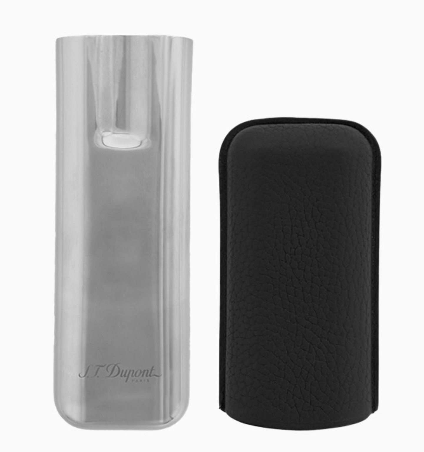 S.T. Dupont Leather & Metal Adjustable Cigar Case For 2 Cigars 183260 ...