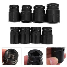  8pcs Drive Heavy Duty 1/2 "Prise d'impact des prises d'air Hex Pièces d'outils