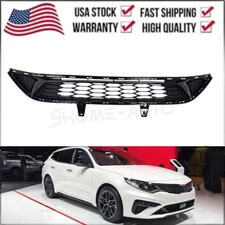 New Bumper Cover Grille For 2019 2020 Kia Optima Front Black Plastic KI1036142