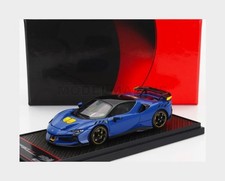 BBR-MODELS BBRC285G FERRARI - SF90 XX ROAD 2024 - DINO BLUE - BLUE MET BL
