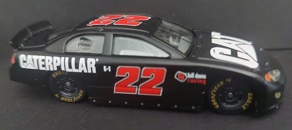 1 64 Nascar Diecast Ward Burton #22 Black Cat 2000 Raro Uno Campeón de Carreras Suelto Foto 3 de 4