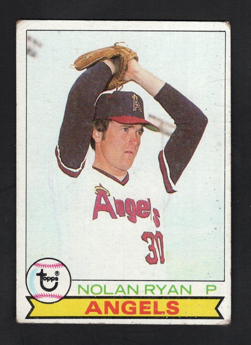 1979 Topps Baseball Card #115 Nolan Ryan HOF California Angels VG