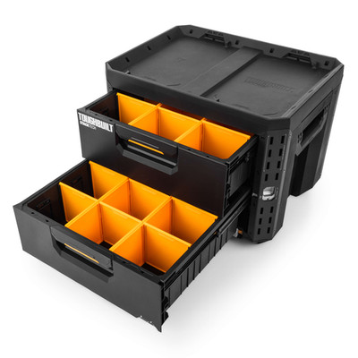 ToughBuilt TB-B1-D-72 StackTech  Werkzeugkoffer mit 2 Schubladen abschließbar