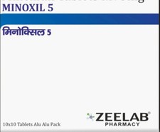 zee lab (Pack of 10 x 10 Tablets) Stimulates Hair Regrowth in Men FREE SHIP
