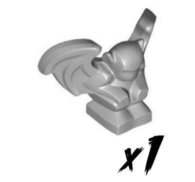 1x LEGO 5785   Gargoyle   Light Bluish Gray