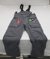 VOLCOM MEN'S ROAN BIB OVERALL SNOW PANTS SIZE SMALL CHARCOAL GRAY G1352508