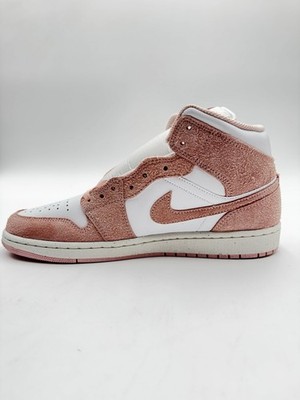 靴 Nike Air Jordan 1 Mid Pink Suede Nike Men's Air Jordan 1 Mid Size 10 Pink Suede |FN5215-161| | eBay