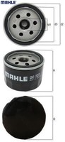 Mahle OC727 ÖLfilter MotoröLfilter