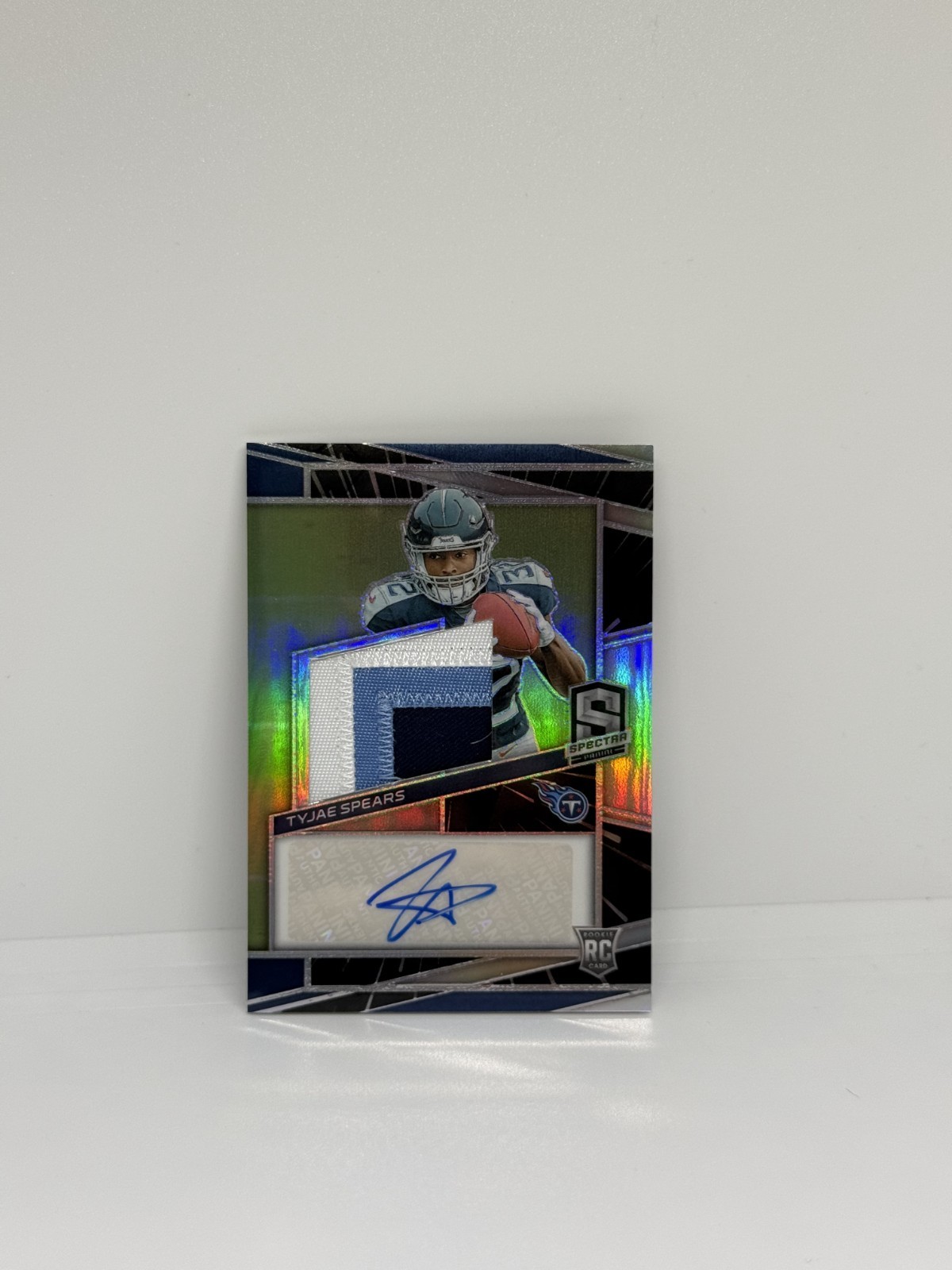 Tyjae Spears Panini Spectra #237 Patch Autograph