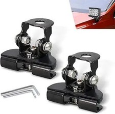 2 PCS LED Light Bar Mounting Bracket Safety Cushioning Metal Structure Adjust