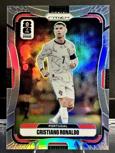 2026 Panini Prizm FIFA World Cup Cristiano Ronaldo True Silver SP Portugal #367
