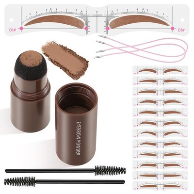 Kit de plantillas para cejas, resistente al agua, para dar forma a las cejas