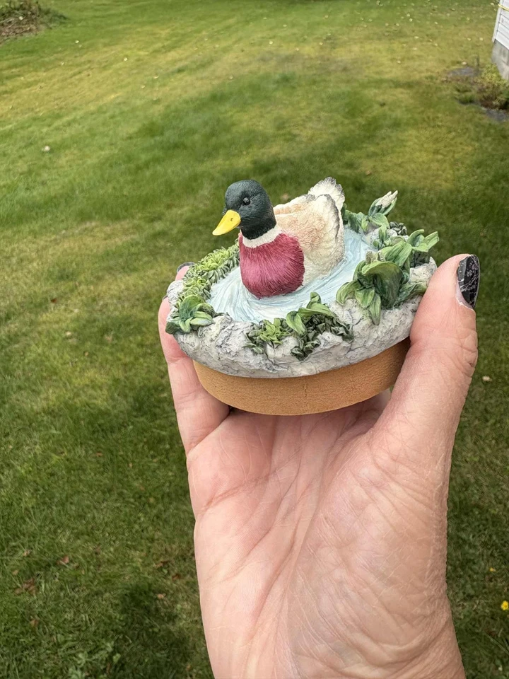 1999 Our America Mallard Duck Candle Topper with Box - Image 2 of 4