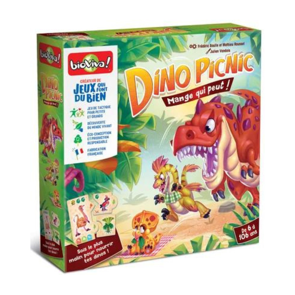 Dino Picnic jeu d'imitation dinosaure et jouet de plage éducatif 3-6 ans