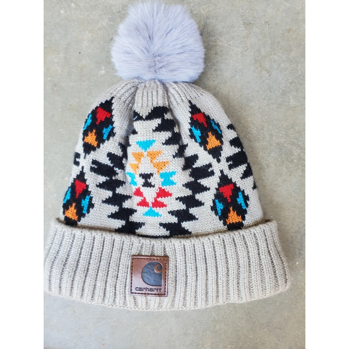 Faux Fur Multicolor Beanie Hats for Women for sale | eBay