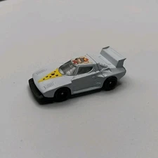 Chuck E Cheese Diecast Lamborghini Style Car White Cheese Chuck Head 1/64 Scale